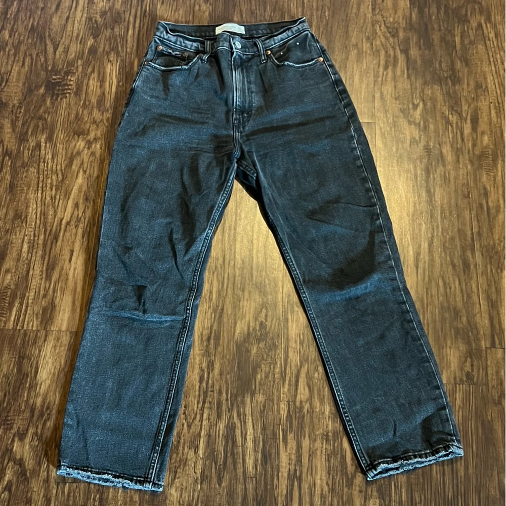 Abercrombie & Fitch Ankle Straight Ultra high rise